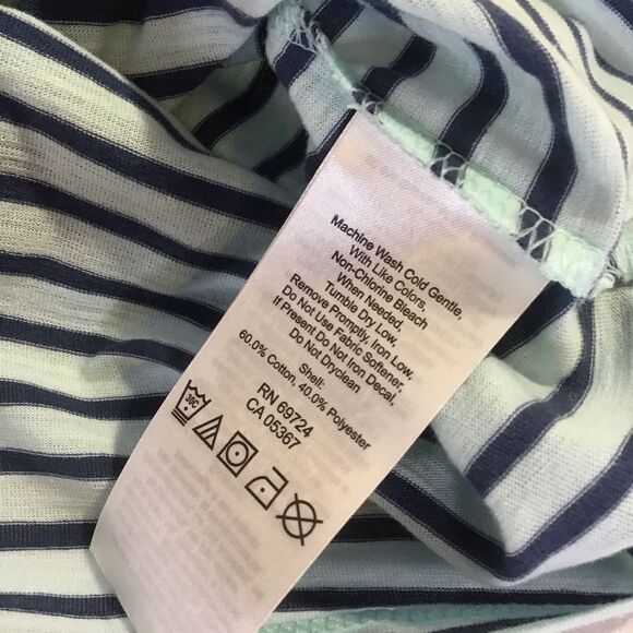 New Columbia PFG Monogram Tee, Short Sleeve Blue - Picture 5 of 8